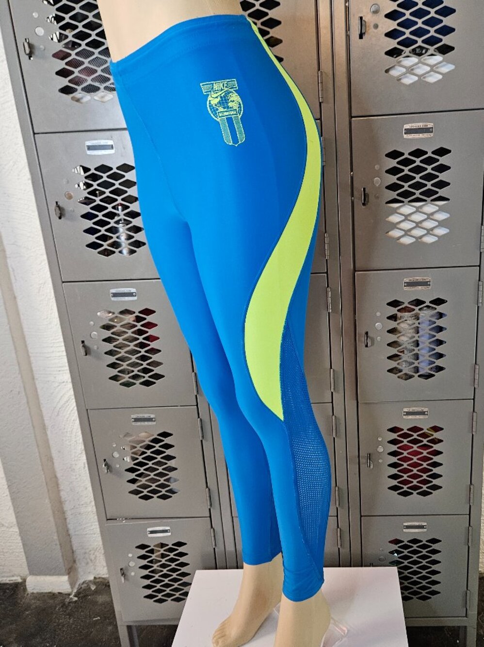 NIKE International Training Tights Vintage 80s Spandex Running Pants Sz Medium